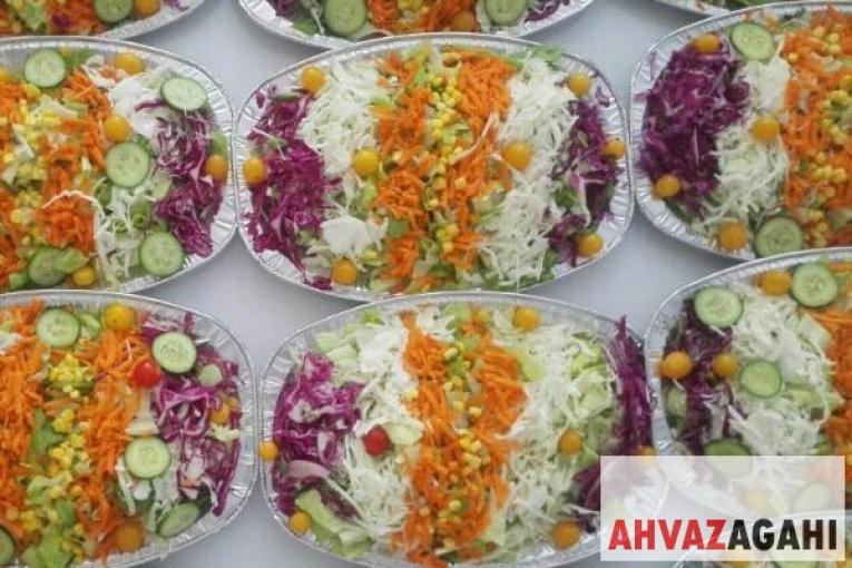 پکیج پذیرایی مراسم , سالاد بسته بندی و پکیج صبحانه