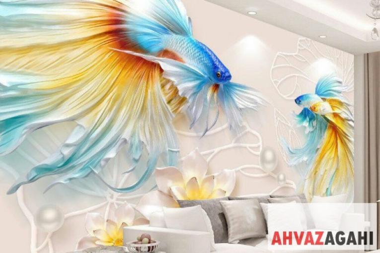 فروش انواع کاغذ دیواری  ، پارکت و کفپوش ، پرده های زبرا و پوستر سه بعدی