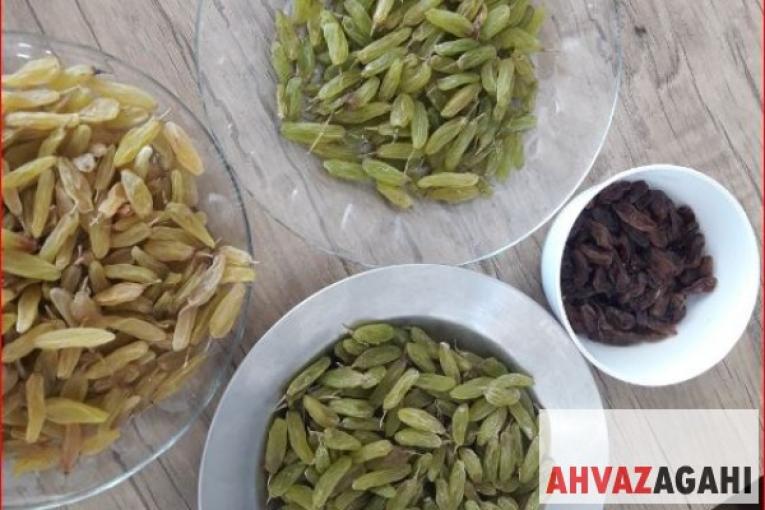 کشمش سبز قلمی کاشمر