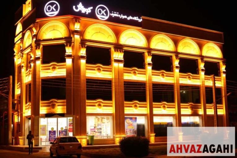 نورپردازی نمای ساختمان 